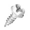 Malco 6X3/8 White, 1/4 in Slotted Hex Washer Head Sheet Metal Screws, 1000PK HW6X3/8ZWT - alternate 1