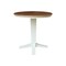 Whitewood Industries Rectangular Fixed Top Extension Pedestal Dining Table, 36 in W, 36.1 in L, 48 in H, Parawood K79-36RXT-23B-36 - alternate 5