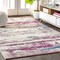 Jonathan Y Contemporary POP Modern Abstract Brushstroke Cream/Pink 4 ft. x 6 ft. Area Rug CTP102A-4 - alternate 1