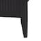Baxton Studio Primrose Mid-Century Black Fluted Wood Queen Size Platform Bed 249-13816-ZORO - alternate 7