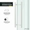 Anzzi 48in x 76in Frameless Shower Door with Sliding in Brushed Nickel with Tsunami Tempered Clear Glass SD-FRLS06101BN - alternate 13