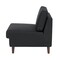 Flash Furniture HERCULES Artemis Black LeatherSoft Middle Reception Chair w/Wooden Walnut Legs ZB-8921M-BLK-GG - alternate 8