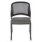 Office Star Products ProGrid Titanium & Black Visitors Chair, Sled Base, Icon Grey 86725R-226 - alternate 3