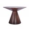Homeroots 47" Brown Wood Pedestal Base Round Top Dining Table 372067 - alternate 1