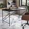 Martha Stewart 23.5 in. D X 47.25 in. W X Engineered Wood, Steel, Black Top/Oil Rubbed Bronze Frame XU-DK-4-BK-MS - alternate 6