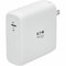 Eaton Tripp Lite Series Compact 1-Port USB-C Wall Charger - GaN Technology, 100W PD3.0 Charging, White U280-W01-100C1G - alternate 1