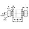Hoke CVH Series Check Valves - 1in Tube x 1in FNPT, 0-6000 PSI, -20 Deg. To 400 Deg. F CVHG16Y21S - alternate 1