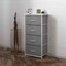 Flash Furniture Harris 4 Drawer Vertical Storage Dresser with White Cast Iron Frame, White Wood Top and Gray Easy P WX-5L203L-W-WH-GR-GG - alternate 4