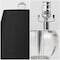 Jonathan Y Goddard 16" Crystal Ball/Metal LED Table Lamp, Clear/Black JYL2079B - alternate 5