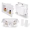 Everflow Washing Machine Outlet Box W/ Valves 1/2'' CPVC; White ABS SB300-C - alternate 4
