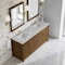James Martin Vanities Bellshire 72" Double Vanity, Honey Oak w/ 3 CM Victorian Silver Silestone Top 660-V72-HNO-3VSL - alternate 8