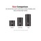 Tekton 3/8in Dr Shallow, Semi-Deep, and Deep 6pt Impact Socket Set w/Rails and Trays, 45pc (1/4-1in) SID91122 - alternate 4
