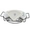 Gibson Gracious Fine Ceramic Dining Four Section Tray Set with Metal Rack in White 92605.05 - alternate 5