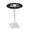 Holland Bar Stool Co 42" Chrome Anaheim Ducks Pub Table, 36" dia. Top L217C4236AnaDks - alternate 1
