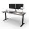 We'Re It Lift It Electric Sit Stand Desk, 46.25 H, 30 W X Laminate wood, metal, Black VL22BLK6030-8827 - alternate 1