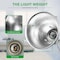 Ipower Clamp Lamp Light with 5.5 Inch Aluminum Reflector up to 60 Watt E26 Socket (no Bulb Included) HIWKLTCLAMPSSILWHT - alternate 9