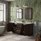 James Martin Vanities Gracyn 72 in. Double Vanity, Sable, w/ 3 CM Victorian Silver Quartz Top D125-V72-SBL-3VSL - alternate 5