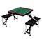 Picnic Time Family Of Brands South Carolina Gamecocks - Football Field - Picnic Table Portable Folding Table, Black 811-00-175-525-0 - alternate 1