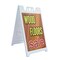 Signmission Wood Floors Sale, A-Frame & 2 Decals Installed, Heavy-Duty Plastic Frame SBHD-D-2436-Wood Floors Sale - alternate 1