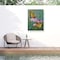 Trademark Fine Art Outdoor Canvas Art Jeff Hoff 'Summer Tiger Forget Me Nots' Wall Art for Patios, or Gardens GRL01712-OC2432WR - alternate 1
