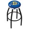 Holland Bar Stool Co 36" Blk Wrinkle South Dakota State Swivel Bar Stool, Chrome Ring L8B2C36SDakSt - alternate 1