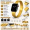 Elegani Replacement Stainless Steel Replacement Band Compatible with Apple Watch 41mm, Yellow Gold OLAB-YGD-41mm - alternate 5