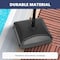 Simple Deluxe 125lb Capacity Fillable Mobile Patio Umbrella Base Heavy Duty Square Market Stand for Outdoor with LGBRLABASESQUAREWHEEL123 - alternate 3
