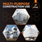 Xpose Safety 20x100 String Reinforced Poly, 6 Mil, Fire Retardant, Clear/White SRP-6FR-20100-X - alternate 3