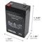 Upg 6V 3.2Ah F1 Sealed Lead Acid AGM Battery by UPG UB632 - alternate 4