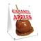 Signmission Caramel Apples, 36 Inch x 24 Inch A-frame Yard Sign, Plastic Sign SBC-2436-Caramel Apples - alternate 1