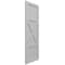 Ekena Millwork True Fit PVC Center X-Board Farmhouse Fixed Mount Shutters, Primed , 12"W x 32"H TFP107FH12X032PR - alternate 6