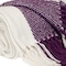 Homeroots Purple Woven Cotton Throw Blanket 478680 - alternate 6