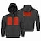Mobile Warming Men's Heated Hoodie, Phase 2.0, 4 Settings, Up to 10 hr Time, Pullover Closure, Dark Gray, Size M MWMJ42220322 - alternate 2