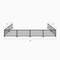 Factory 2U Commercial Patio Black Steel Bar Restaurant Fence Kit, 40ft L, 36in H, Flexible Layout, Powdercoat 805683 - alternate 2