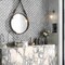 Apollo Tile Artisana 12x12 in. Silver Gray Textured, Foiled Resin Arabesque Lantern Mosaic Wall Tile, 5PK APLBRJ881A - alternate 5