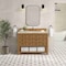 James Martin Vanities Malibu 48" Single Vanity, Amber Birch, w/ 3 CM Tajnar Eclos Top 505-V48-AMB-3TJR - alternate 9