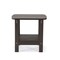 Homeroots 15" Chocolate Plastic Outdoor Side Table 543733 - alternate 7