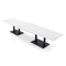 Skutchi Designs Hexagon Conference Table With Power, 48 in W, 168 in L, White HAR-HEX.IR-48X168-DOU.BK-W960-NA - alternate 1