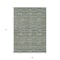 Homeroots 9' X 12' Olive Green And Gray Striped Washable Indoor Outdoor Area Rug 587918 - alternate 9