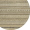 Homeroots 8' Chocolate And Taupe Round Striped Washable Indoor Outdoor Area Rug 615334 - alternate 4