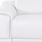 Homeroots 107" White Top Grain Leather Reclining USB Sofa 643701 - alternate 5
