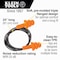 Klein Tools Reusable TPE Earplugs, Triple Flanged Shape, 25 dB, Orange, 6 PK 605036 - alternate 8