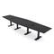 Skutchi Designs 14 Person Conference Table With Power Unit | 14' Hexagon Table | Harmony Series HAR-HEX.IR-48X168-T.BK-WA7949-EBLK - alternate 1