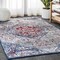 Jonathan Y Modern Persian Vintage Medallion Red/Navy 3 ft. x 5 ft. Area Rug MDP104A-3 - alternate 1