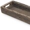 Homeroots 30in Brown Wood Indoor Outdoor Tray With Handles 376045 - alternate 5