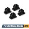 Powertec Parallel Clamp Blocks for Cabinet Door & Frame Gluing, Works As Wall Mountable Storage Solution, 4PK 72155 - alternate 1
