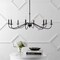 Jonathan Y Wicklow 40" 8-Light Bohemian Farmhouse Iron LED Chandelier, Oil Rubbed Bronze JYL7914A - alternate 9