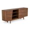 Homeroots Vintage Style Walnut Veneer Six Drawer Dresser 473107 - alternate 3