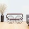 Vintiquewise Industrial Wagon Style Console Table Wood Top Large Spoke Metal Wheels & Lower Shelf QI004927 - alternate 6