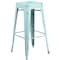 Flash Furniture 30" High Backless Distressed Green-Blue Barstool ET-BT3503-30-DB-GG - alternate 9